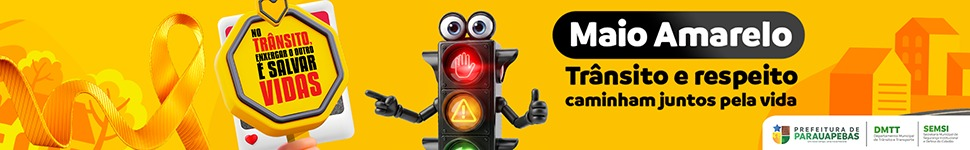 PREF. DE PARAUAPEBAS - MAIO AMARELO - BANNER TOPO