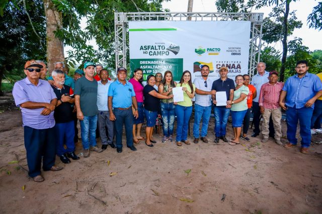  Prefeitura assina ordem de serviço para pavimentação asfáltica de 3km na VP-13