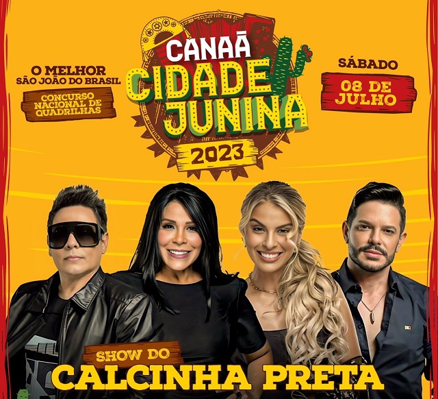 Canaã Cidade Junina 2023: Celebre o São João com música, quadrilhas e diversão gratuita