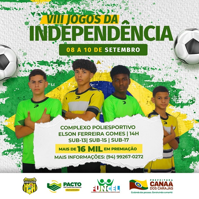 Abertas as inscrições para o 8º Jogos da Independência 