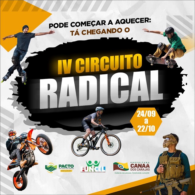 Canaã será a cidade do esporte: vem aí o 4º Circuito Radical