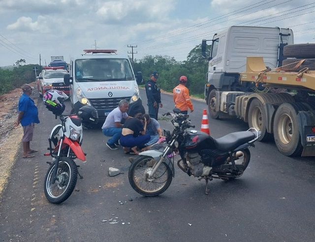 Motociclista morre em acidente na BR-155 em Eldorado