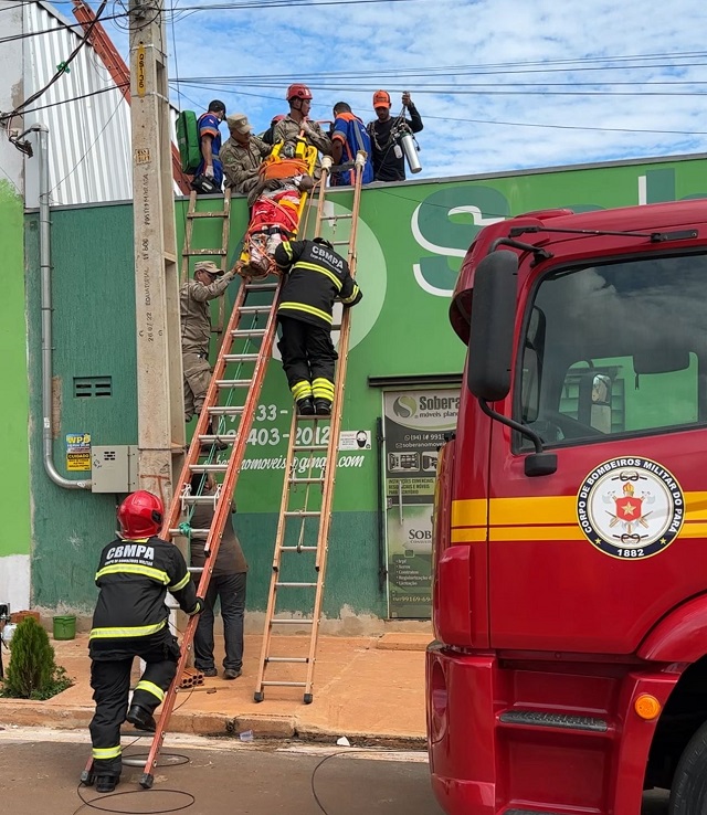 Canaã dos Carajás; homem recebe descarga elétrica no bairro Parakanã