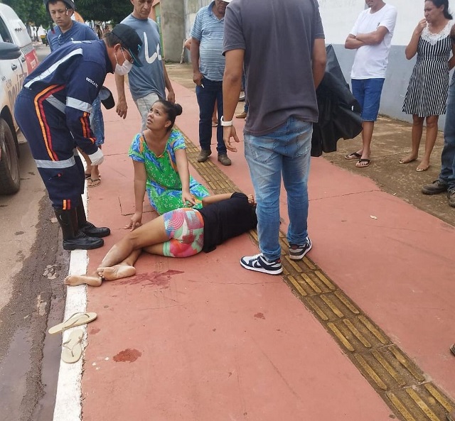 Mulher sofre tentativa de feminicídio no centro de Canaã dos Carajás