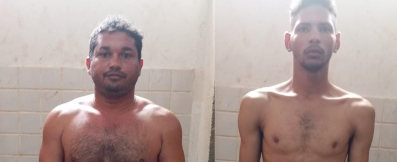 Dois homens são presos em Canaã transportando maconha em moto