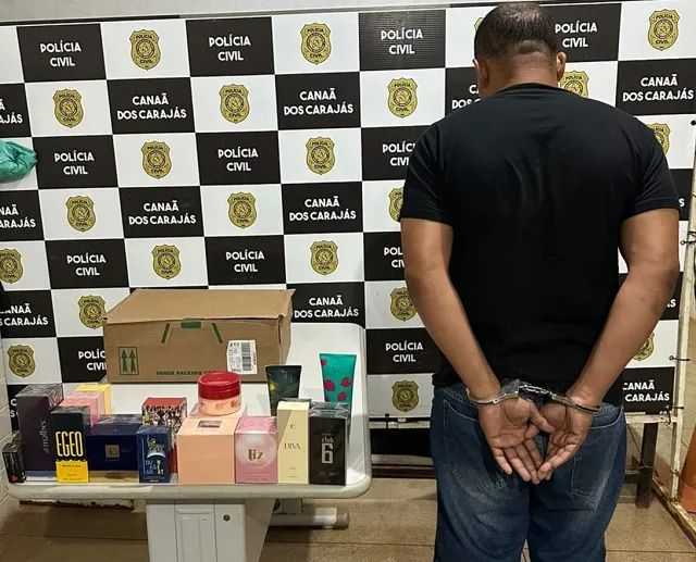 Homem é preso pela Polícia após aplicar golpe do falso PIX no comercio de Canaã