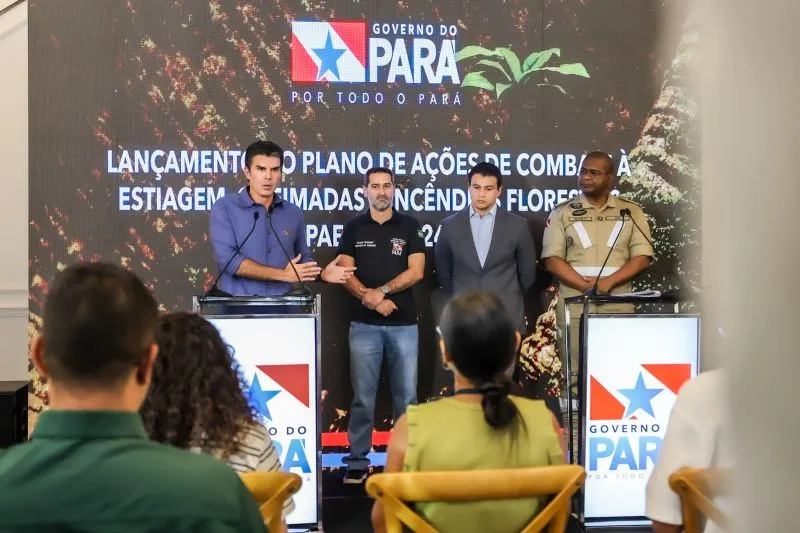 Pará lança plano para intensificar combate a queimadas e estiagem com aumento de 66% do efetivo militar