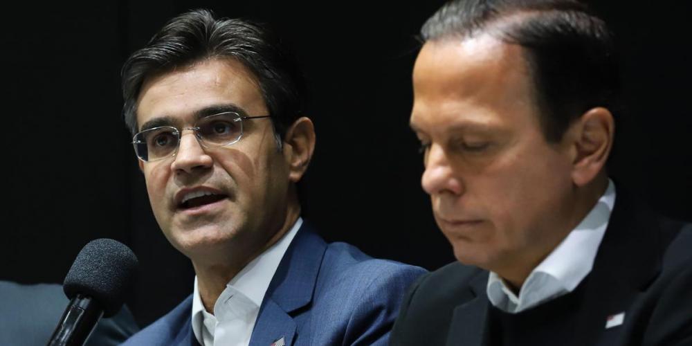 Doria e Rodrigo se encontram em meio a 'climão' no PSDB, mas evitam polêmicas