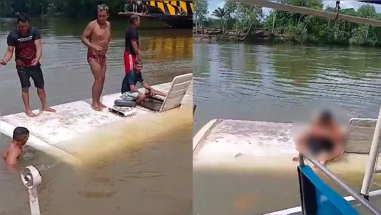 Ônibus cai de balsa em Moju e deixa desaparecidos