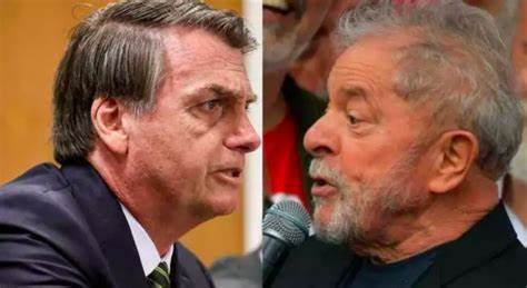 Lula tem 41,4% das intenções de voto e Bolsonaro 35,3%, aponta Instituto