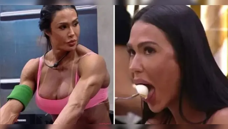 Gracyanne Barbosa come frango cru no BBB 35; saiba os riscos