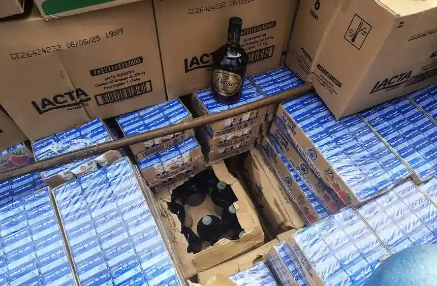 Sefa apreende 3.600 garrafas de conhaque em Dom Eliseu