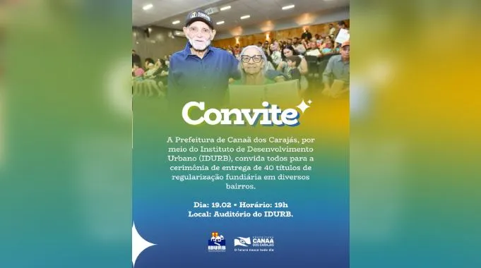Prefeitura de Canaã fará entrega de 40 títulos de legitimação fundiária