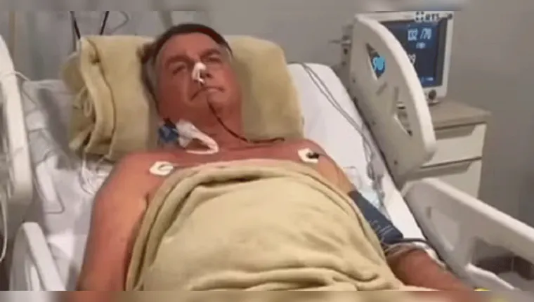 Ex-presidente Jair Bolsonaro segue internado sem previsão de alta após cirurgia de desobstrução intestinal. | Reprodução/Redes Sociais