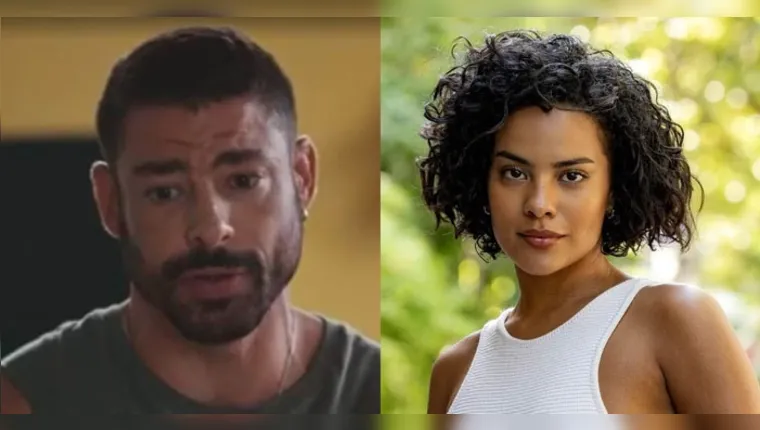 O suposto desentendimento teria começado após Bella Campos descobrir que Cauã teria feito críticas sobre sua atuação à direção da novela. | Reprodução