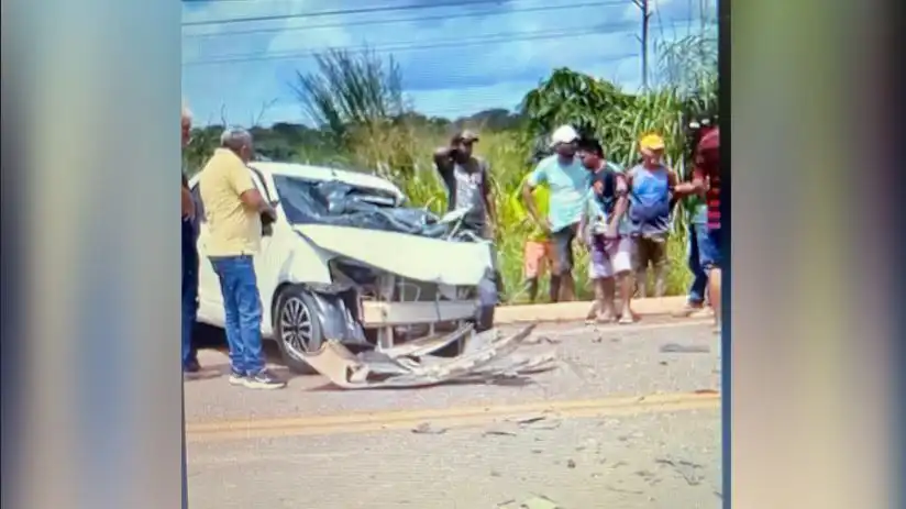 Motorista sobrevive a acidente grave em Breu Branco
