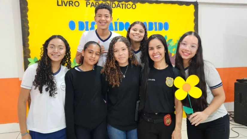 Alunos de Canaã dos Carajás participam de projeto sobre Maio laranja