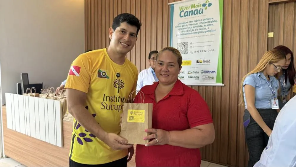 Instituto Sucupira entrega óculos gratuitos para moradores de Canaã dos Carajás