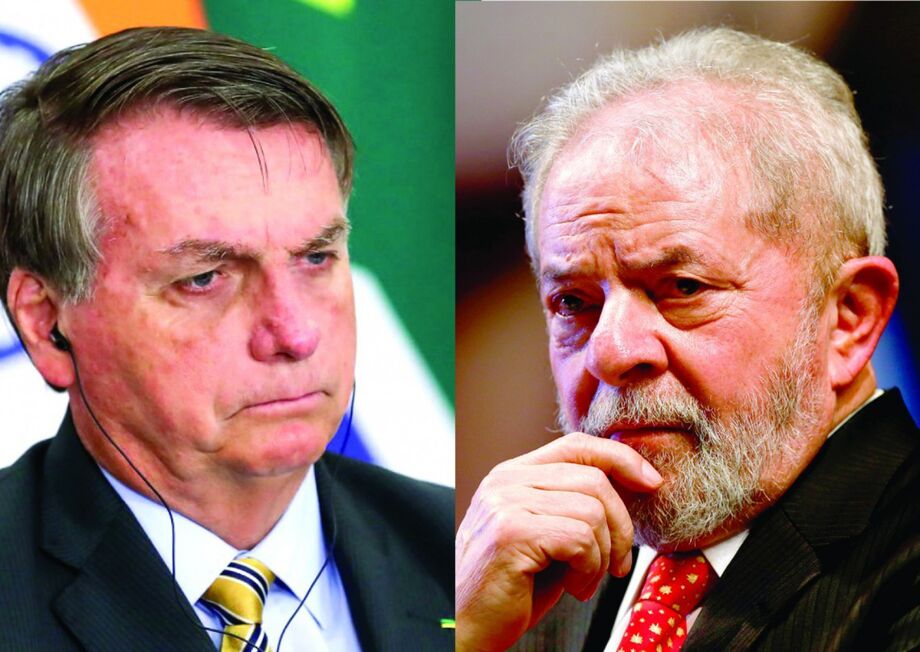 Vantagem de Lula sobre Bolsonaro cai para 6 pontos, diz PoderData