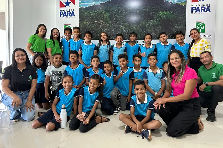 Estudantes de São Geraldo do Araguaia exploram riquezas naturais e culturais da Serra das Andorinhas em visita ao Ideflor-Bio