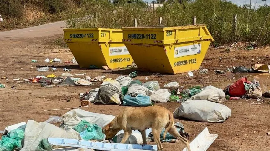 Prefeitura reforça alerta sobre descarte irregular de lixo e entulhos em Parauapebas