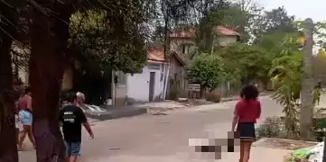 Homem é morto com mais de dez tiros em via pública de Paragominas. (Foto: Redes Sociais)