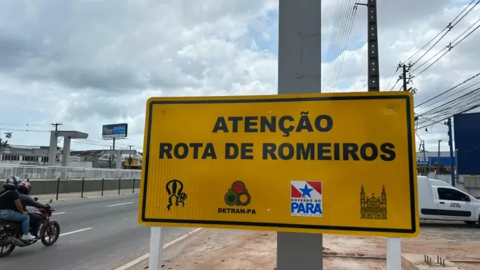 Detran reforça sinalização e segurança viária para romeiros que seguem rumo a Belém no Círio de Nazaré