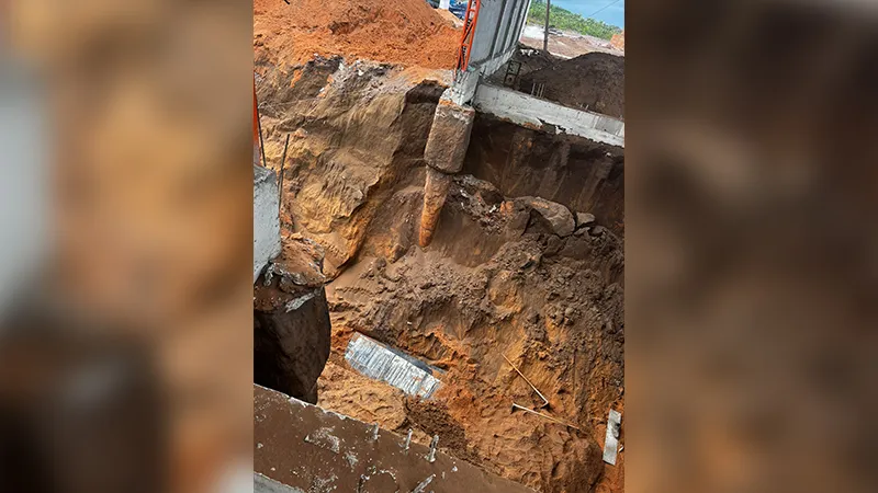 Trabalhador morre soterrado durante escavação em Breu Branco