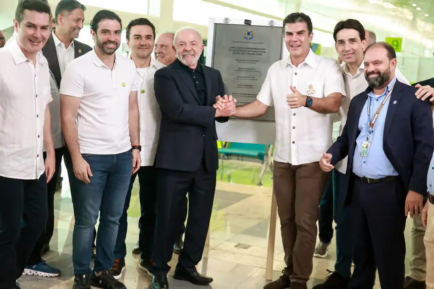Helder e Lula entregam ampliação do Aeroporto Internacional da capital
