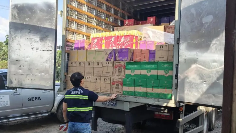 Mais de 7 mil garrafas de bebidas alcoólicas são apreendidas no Pará