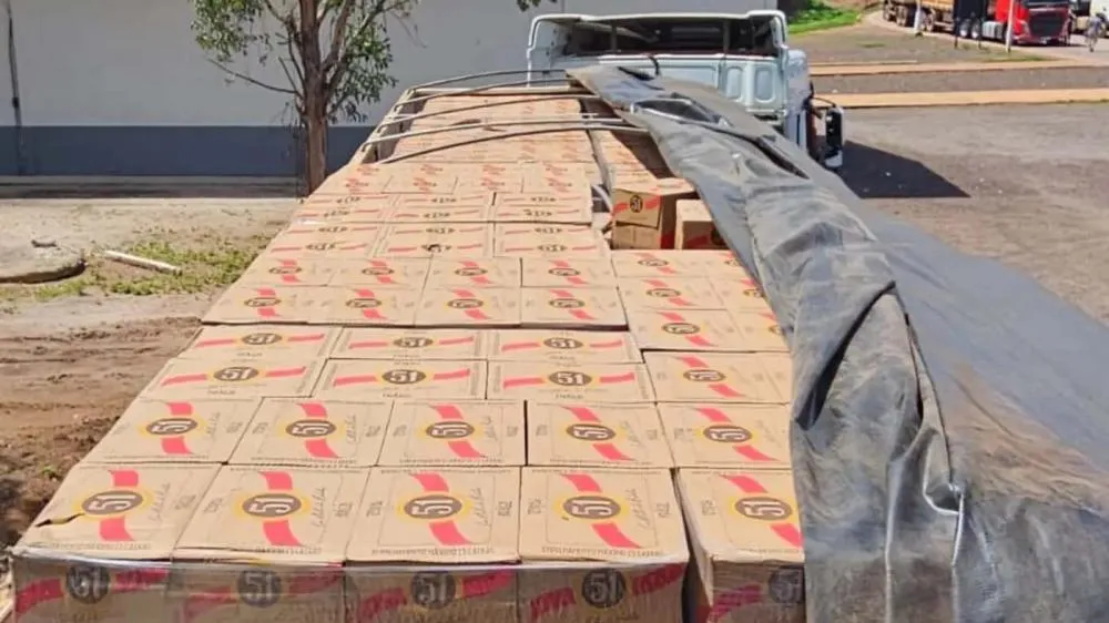 Carga de cachaça avaliada em R$ 156 mil é apreendida no Pará