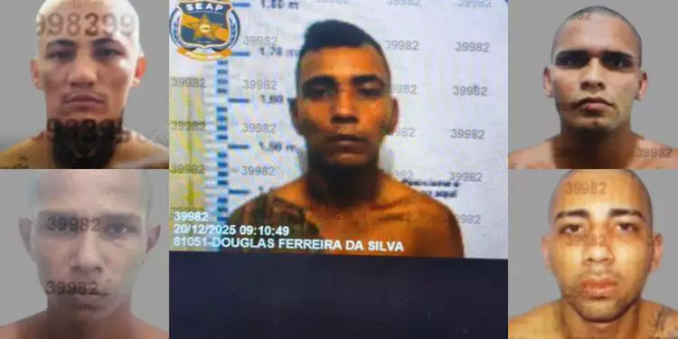 Cinco custodiados fogem de unidade prisional em Santarém, no oeste do Pará