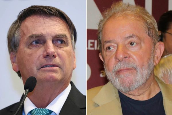 Pesquisa aponta empate técnico entre Lula e Bolsonaro