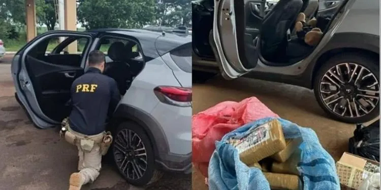 Médica é presa com mais de 70 kg de drogas em frente às filhas