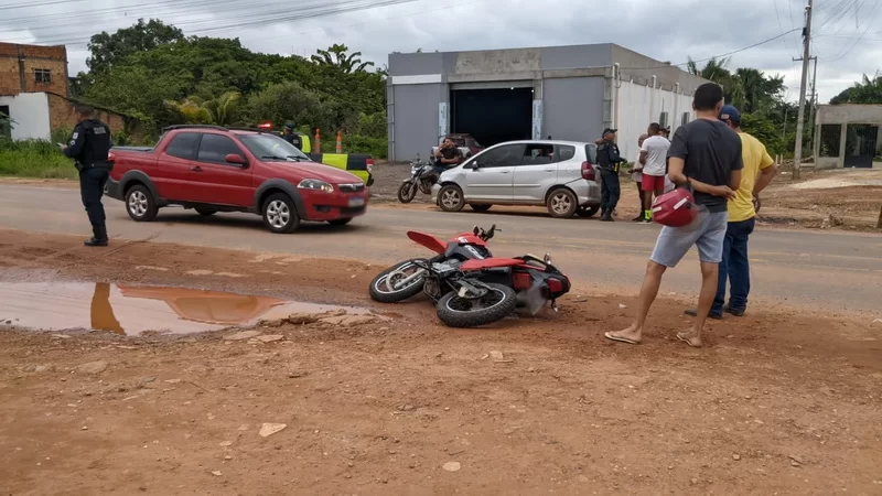 Acidente em São Domingos deixa motociclista em estado grave