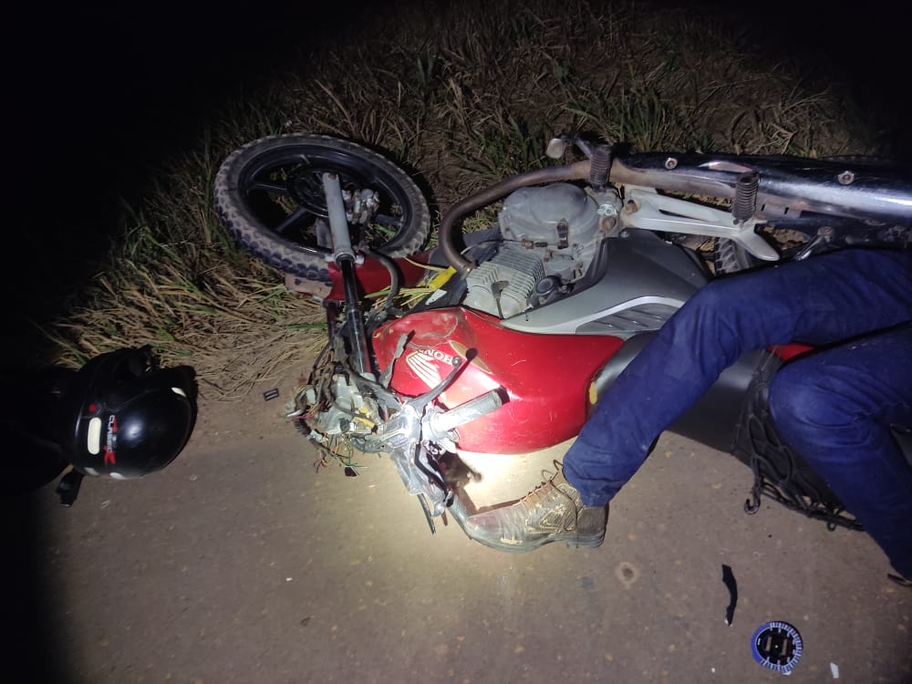 Homem rouba moto e morre em acidente durante a fuga