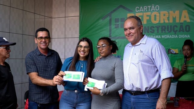 Cartão Reforma e Construção: mais 59 famílias foram contempladas pelo programa em Canaã