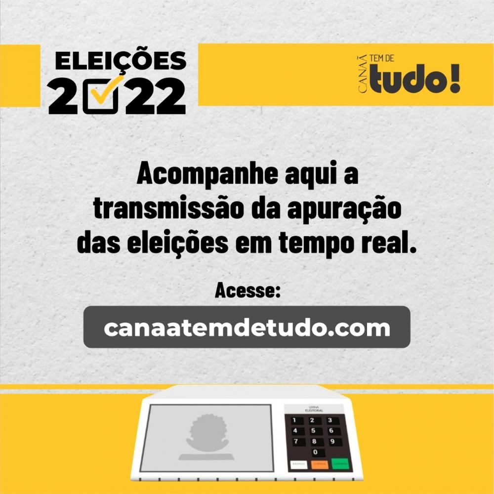 Canaã Tem de Tudo transmitirá a apuração das eleições em tempo real