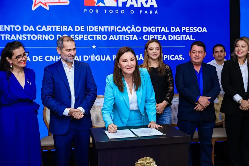 Governadora do Pará lança carteira de identificação digital para pessoas com autismo