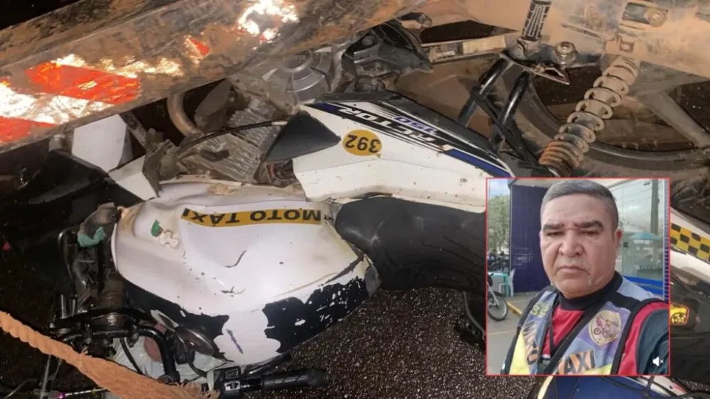 Mototaxista morre após colidir com traseira de caminhão em Tucuruí