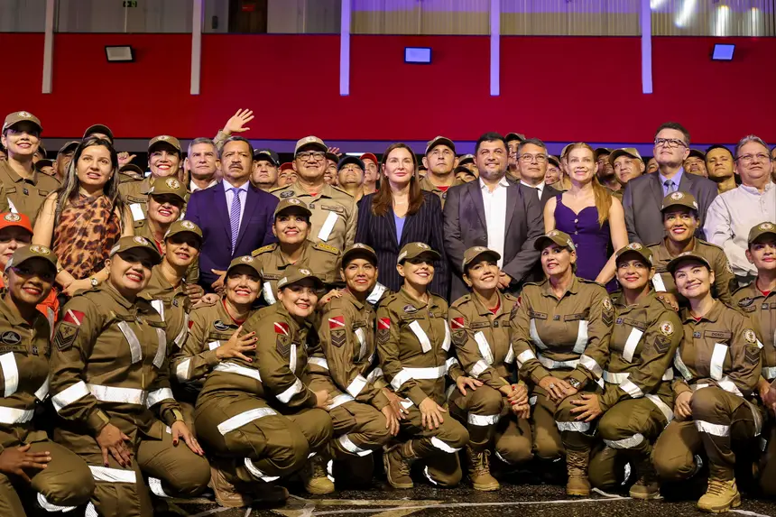 Governadora Hana Ghassan oficializa a maior promoção da história do Corpo de Bombeiros, para 580 militares