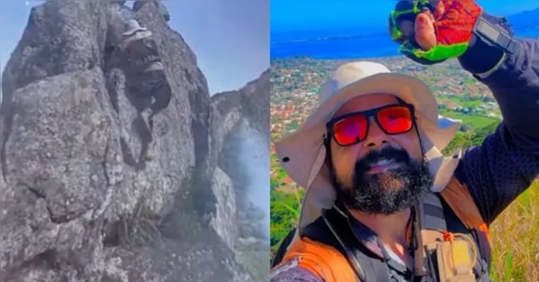 O corpo da vítima foi localizado ainda na tarde de domingo por uma aeronave | Foto: Reprodução