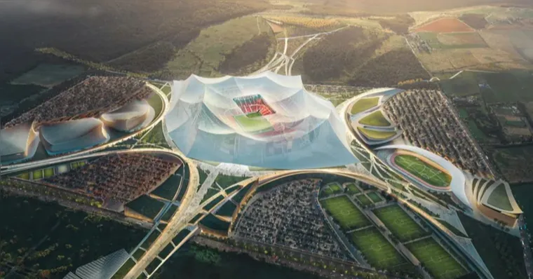 Estádio custará US$ 500 milhões e pode receber a final da Copa