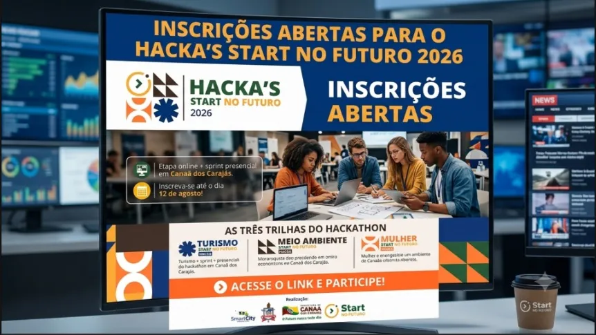 Hacka Start no Futuro abre inscrições para maratona de inovação que desafia participantes a transformar problemas de Canaã dos Carajás em ideias de negócios