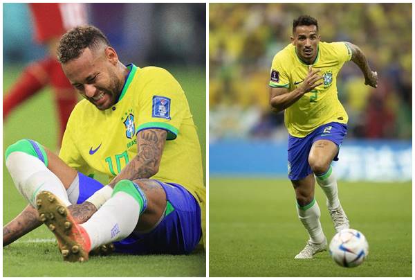 Copa do Catar: Neymar e Danilo estão fora do jogo contra a Suíça