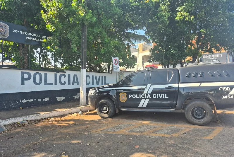 Gilson foi apresentado na Delegacia de Polícia Civil de Parauapebas