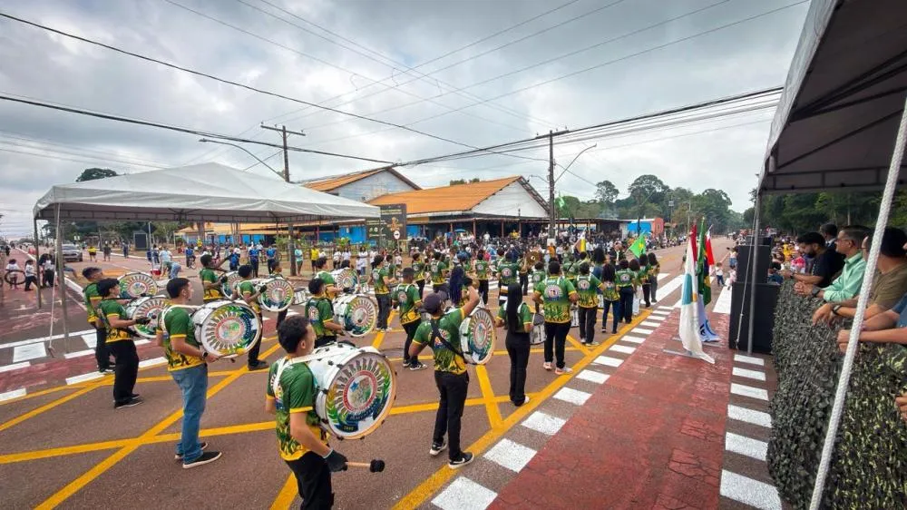 Fanfarra Municipal de Parauapebas emociona público em desfile de 41 anos de Carajás