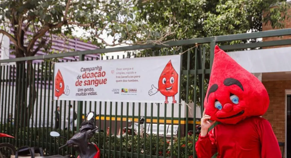 Campanha de doação de sangue incentiva solidariedade em Canaã dos Carajás
