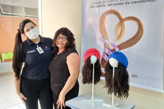 Unacon em Tucuruí recebe doação de cabelos e lenços para pacientes oncológicas