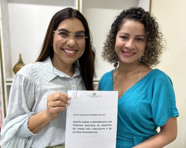 Prefeita sanciona lei que estabelece “canaense” como gentílico oficial do município